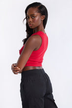 AERO Ribbed High Neck Tank Top thumbnail 3