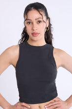 AERO Ribbed High Neck Tank Top thumbnail 3