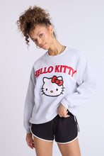 Hello Kitty Graphic Crew Neck Oversized Sweatshirt thumbnail 1
