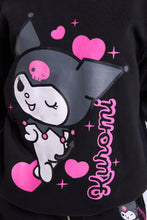 Kuromi Graphic Crew Neck Oversized Sweatshirt thumbnail 3