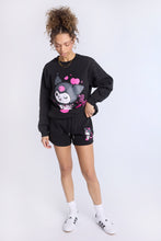 Kuromi Graphic Fleece Shorts thumbnail 1