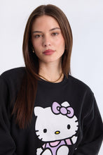 Hello Kitty Graphic Puff Print Crew Neck Sweatshirt thumbnail 3