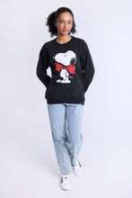 Peanuts Snoopy Bow Graphic Crew Neck Sweatshirt thumbnail 4