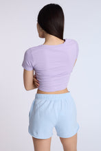 AERO Cotton Short Sleeve V-Neck Cropped Tee thumbnail 15