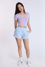 AERO Cotton Short Sleeve V-Neck Cropped Tee thumbnail 16