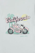 Peanuts Snoopy California Graphic Boyfriend Tee thumbnail 2