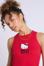 Hello Kitty Graphic Ribbed High Neck Tank Top thumbnail 2