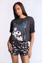 Kuromi Super Soft Pajama Tee And Shorts 2-Piece Set thumbnail 1