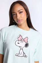 Peanuts Bow Super Soft Pajama Tee And Pants 2-Piece Set thumbnail 5