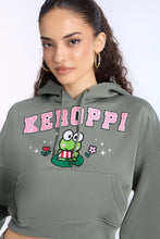 Keroppi Graphic Cropped Hoodie thumbnail 2