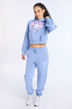 Cinnamoroll Graphic Cropped Hoodie thumbnail 4