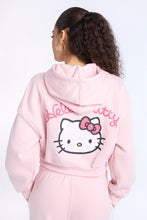 Hello Kitty Graphic Cropped Hoodie thumbnail 3