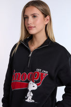 Peanuts Snoopy Quarter-Zip Sweatshirt thumbnail 2