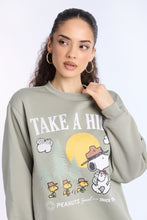 Peanuts Snoopy Hike Graphic Crew Neck Sweatshirt thumbnail 2