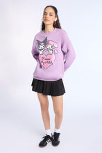 Kuromi My Melody Graphic Crew Neck Sweatshirt thumbnail 4