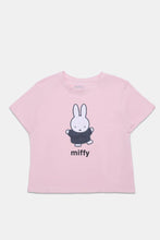 Miffy Glitter Graphic Boxy Cropped Tee thumbnail 1