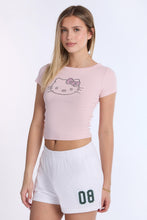 Hello Kitty Rhinestones Graphic Baby Tee thumbnail 1