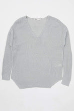 V-Neck Waffle Popcorn Sweater thumbnail 13