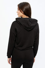 Super Soft Tie Bottom Midi Embroidered Hoodie thumbnail 10