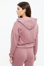 Super Soft Tie Bottom Midi Embroidered Hoodie thumbnail 6