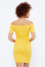Button Front Off the Shoulder Dress thumbnail 11