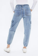 High Rise Cargo Denim Jogger thumbnail 4