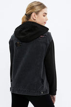 Classic Hooded Denim Jacket thumbnail 5