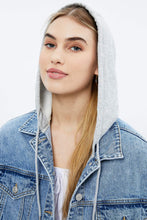 Classic Hooded Denim Jacket thumbnail 9