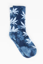 Womens Tie-Dye Leaf Socks thumbnail 1