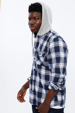 North Western Hooded Plaid Flannel thumbnail 2