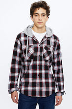 North Western Hooded Plaid Flannel thumbnail 4