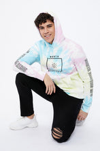 North Western Box Logo Tie Dye Graphic Popover Hoodie thumbnail 2