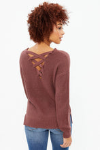 Pull dos à lacets thumbnail 6