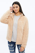 Sherpa Full Zip Sweatshirt with Chest Pocket thumbnail 13