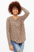 Brushed Waffle Crew Neck Long Sleeve thumbnail 1