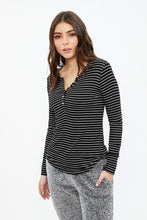 Ribbed Henley Long Sleeve thumbnail 16