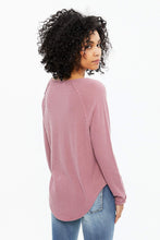 Brushed Waffle V-Neck Long Sleeve thumbnail 6