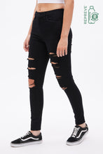 High Rise Emma Destroyed Repreve Jegging thumbnail 3