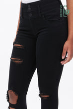 Stacked High Rise Olivia Shape Up Destroyed Repreve Jegging thumbnail 3