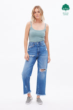 Super High Rise Destroyed 90's Straight Jean thumbnail 6