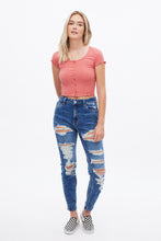 High Rise Stretch Mom Jean thumbnail 2