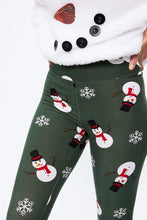 Super Soft Holiday Snowman Legging thumbnail 3