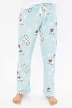 Holiday Llama Plush Pajama Pants thumbnail 2