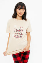 Baby It's Cold Outside Organic Cotton Sleep Tee thumbnail 1