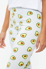 High Rise Let's Avocuddle Velour Pajama Legging thumbnail 2