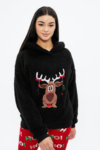 Sherpa Reindeer Pullover Hoodie thumbnail 1