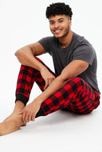 Red Buffalo Plaid Pajama Jogger thumbnail 2