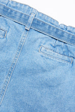 AERO Girls Paperbag Denim Short thumbnail 3