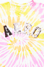 AERO Girls Tie Dye Flippy Sequin Aero Logo Graphic Tee thumbnail 2