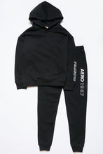 Boys Fleece AERO 1987 Graphic Leg Print Jogger thumbnail 5